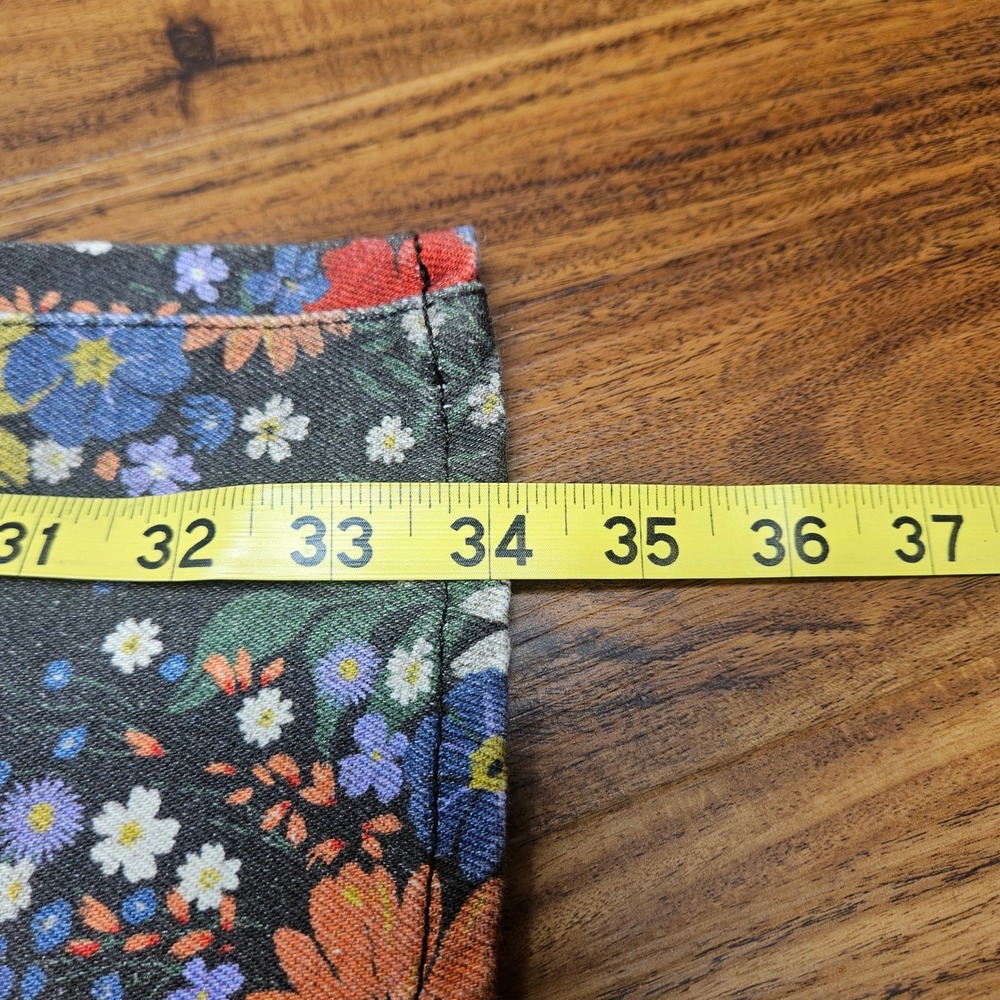 Wrangler Wanderer 622 High Rise Flare Floral Jeans 28/34 NWT - Picture 8 of 8